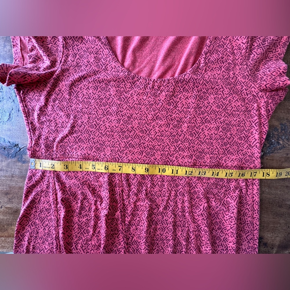 Toad&Co Red Patterned Midi Dress - Picture 6 of 6